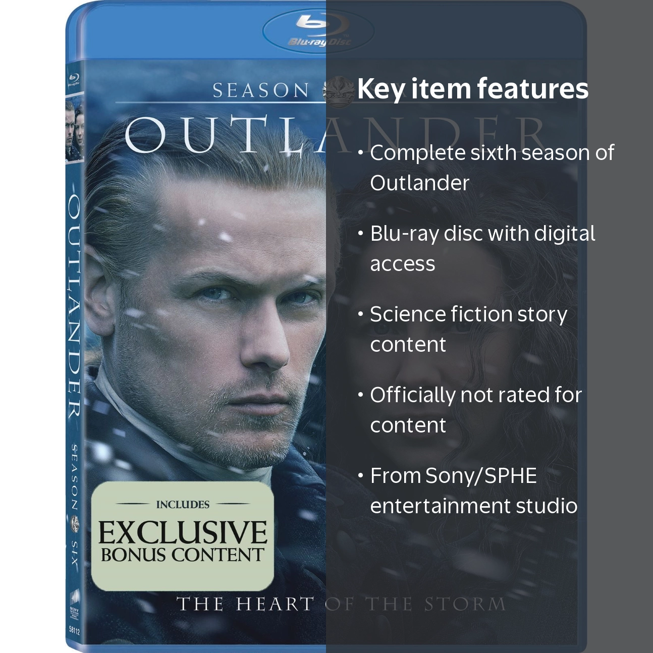 ゆ139　land: Season 6　[Blu-ray] Sony Pictures Entertainment, Outlander: Season 6 Blu-ray Digital