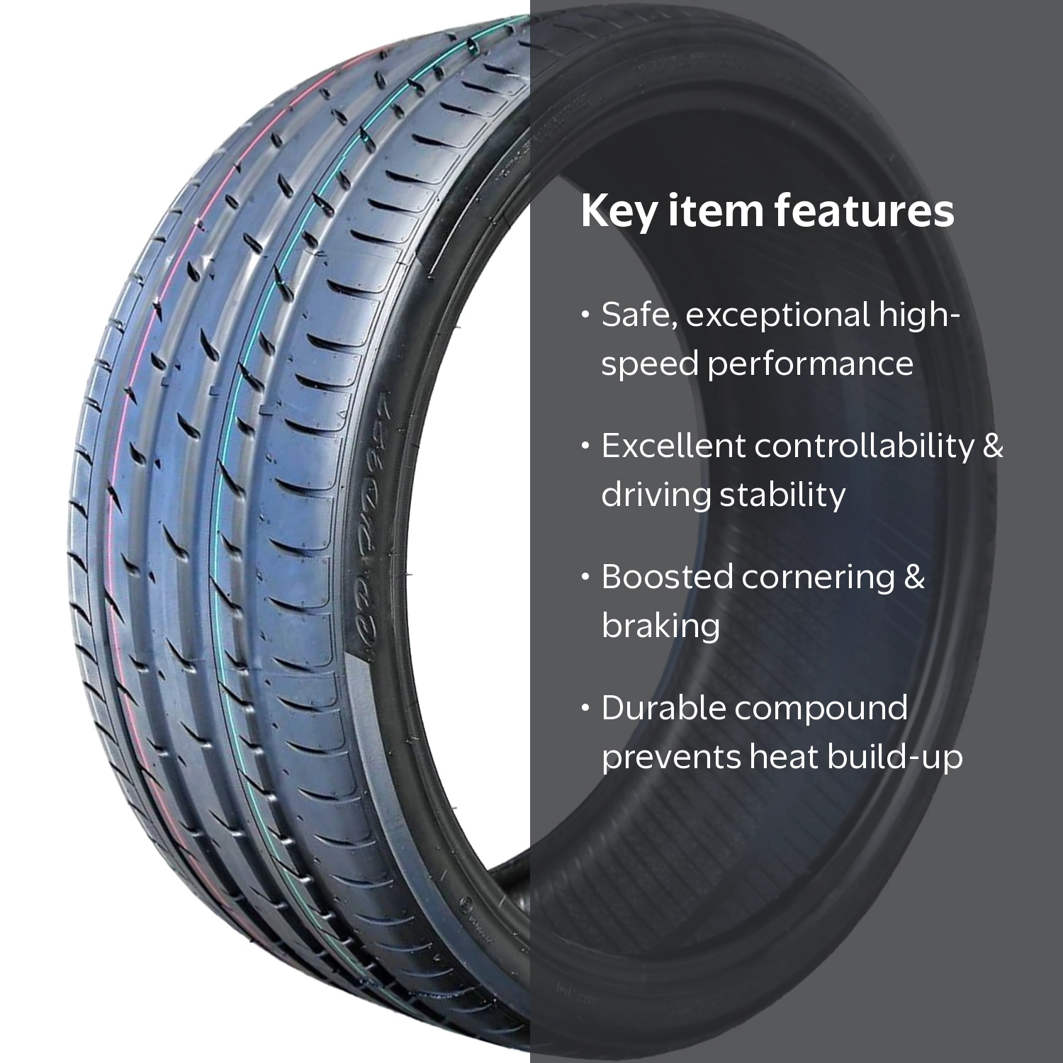 テンガテトラ Haida LECP HD927 265/45ZR21 Tire Fits VW Atlas, Chevy Blazer