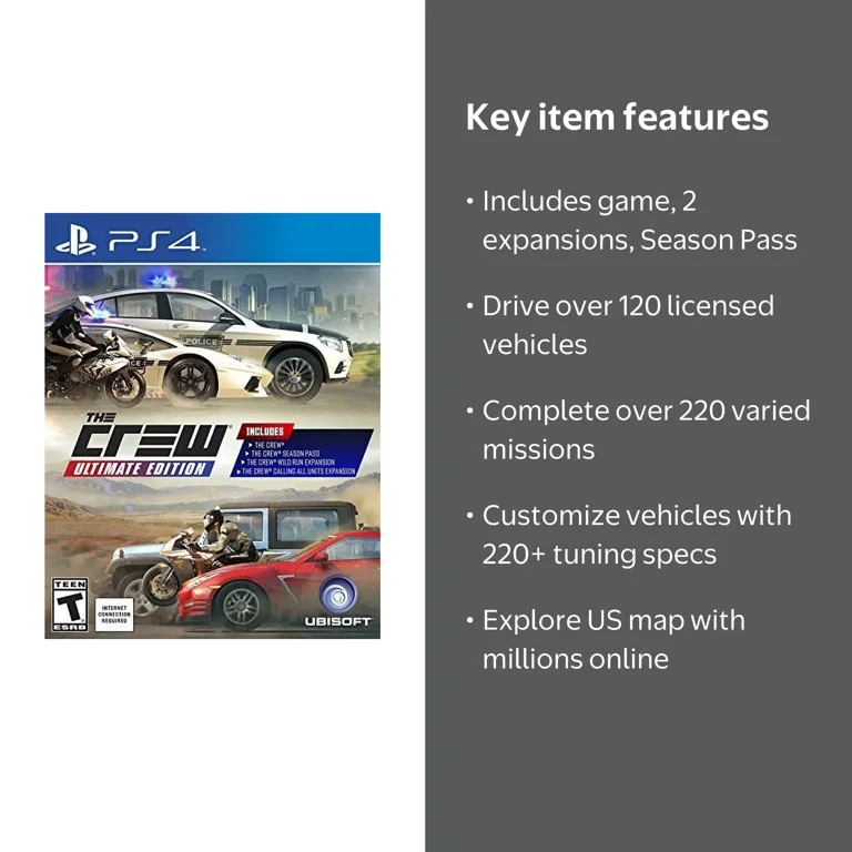 The Crew Ultimate Edition - PlayStation 4 - Walmart.com