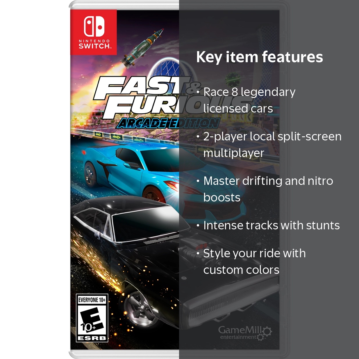 GameMill, Fast & Furious Arcade Edition, Nintendo Switch - Walmart.com
