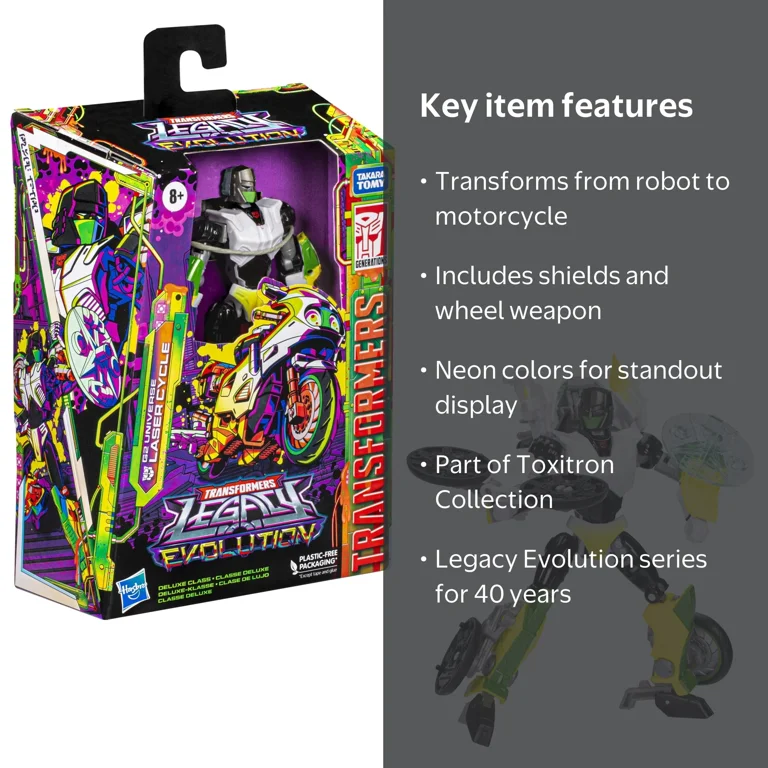 Transformers Legacy Evolution G2 Universe Laser Cycle Kids Toy