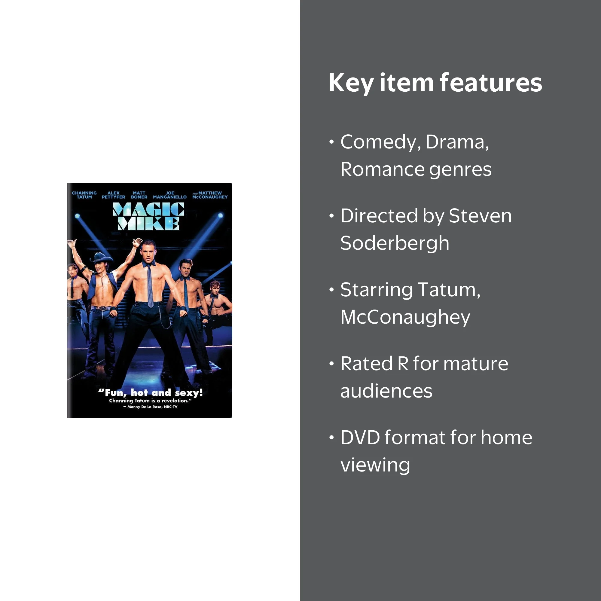 Magic Mike [DVD], Comedy, Drama, Comedy ,Comedy,Drama,Romance