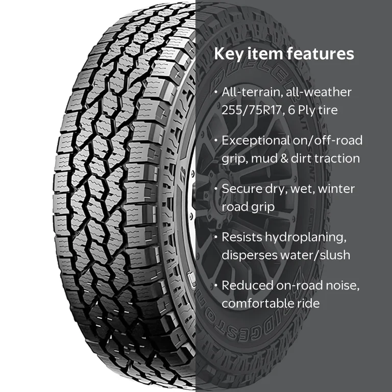 Bridgestone Dueler A/T Ascent Enliten 255/75R17 111/108R C 6 Ply