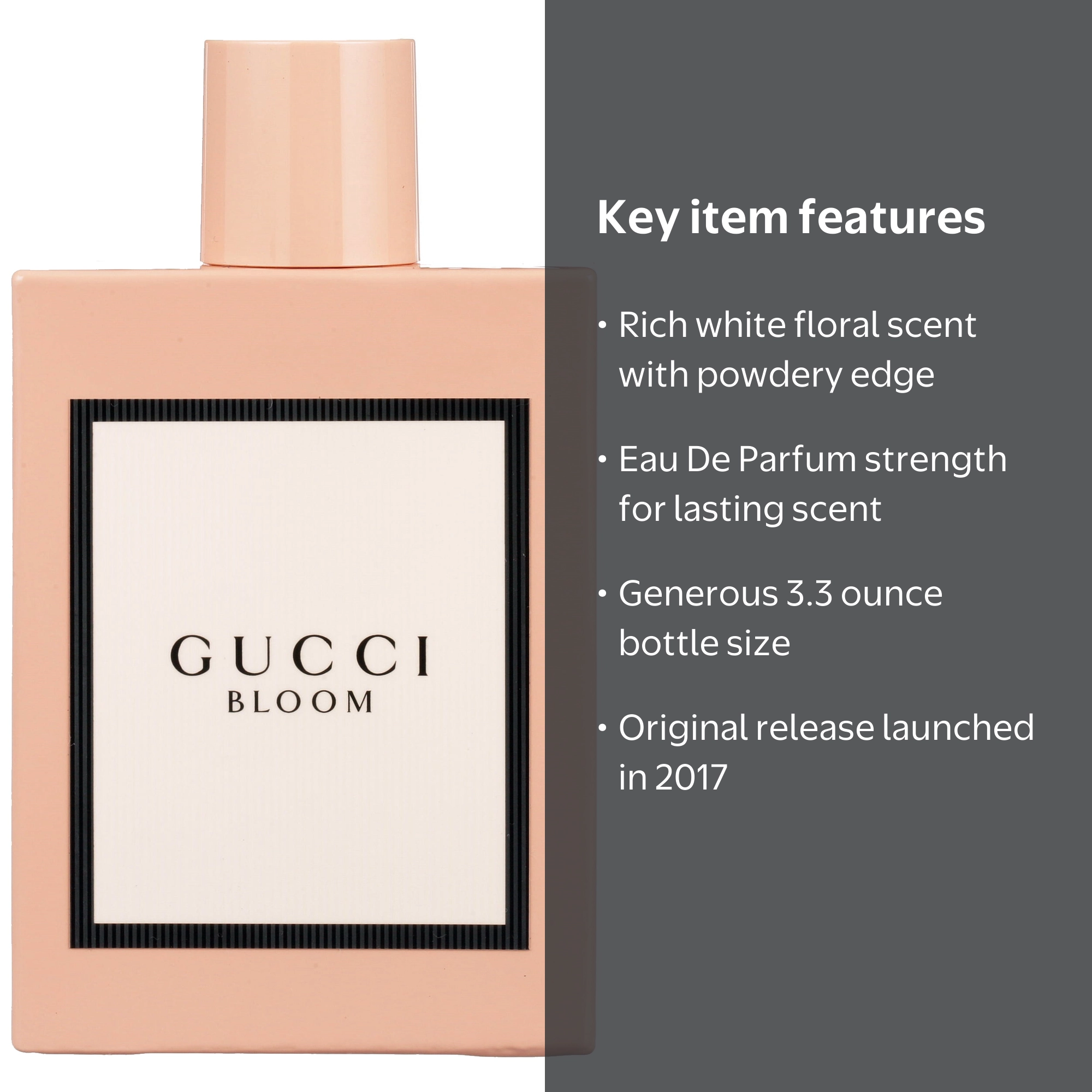 Gucci Bloom Eau De Parfum, Perfume for Women, 3.3 Oz, Floral