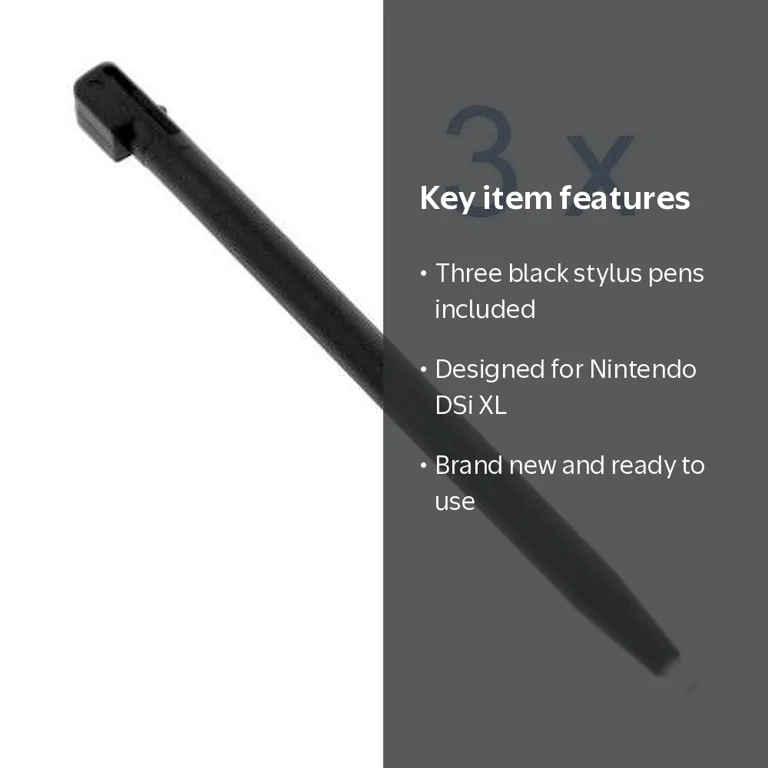 Mars Devices, Replacement Stylus Pen, for Nintendo DSi XL, 3pk