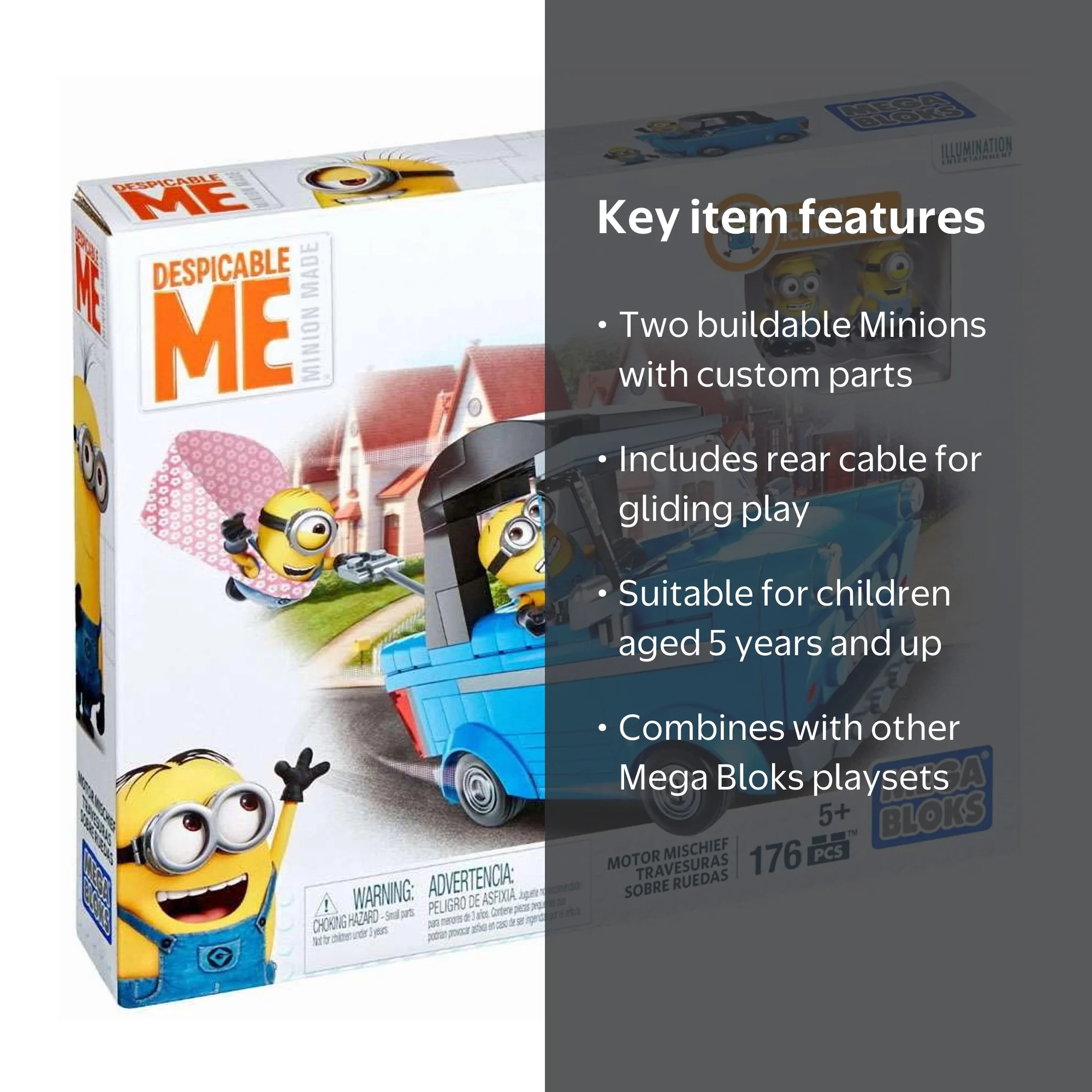 Mega Bloks Despicable Me - Motor Mischief - Walmart.com