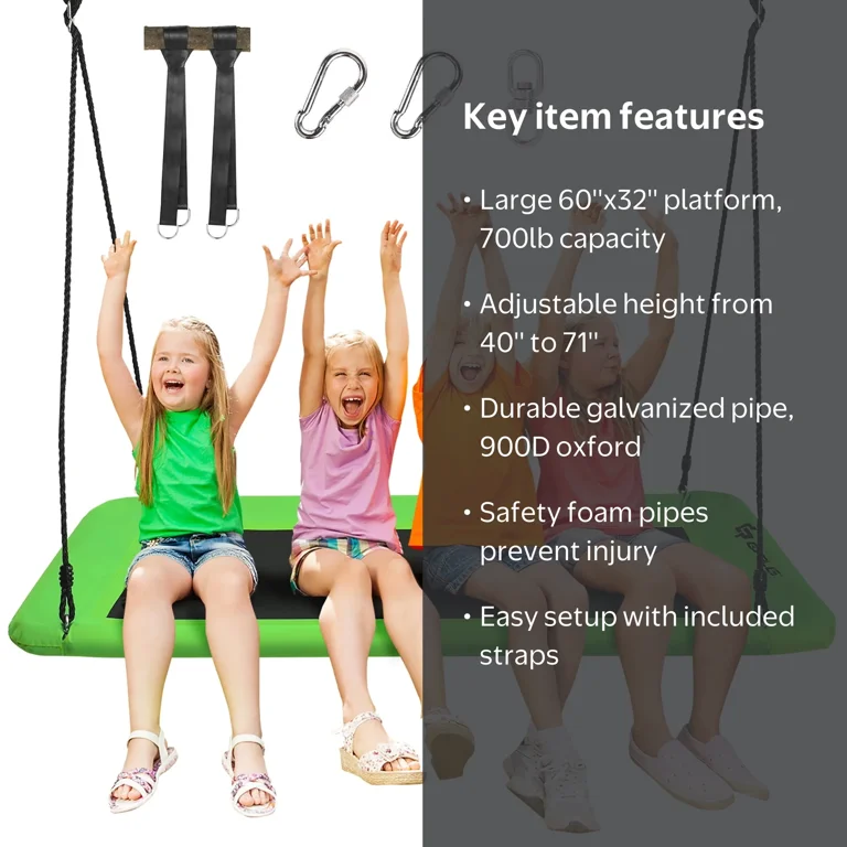 Goplus 700lb Large Indoor Seat for Adult, Giant 60'' Tree Swing w