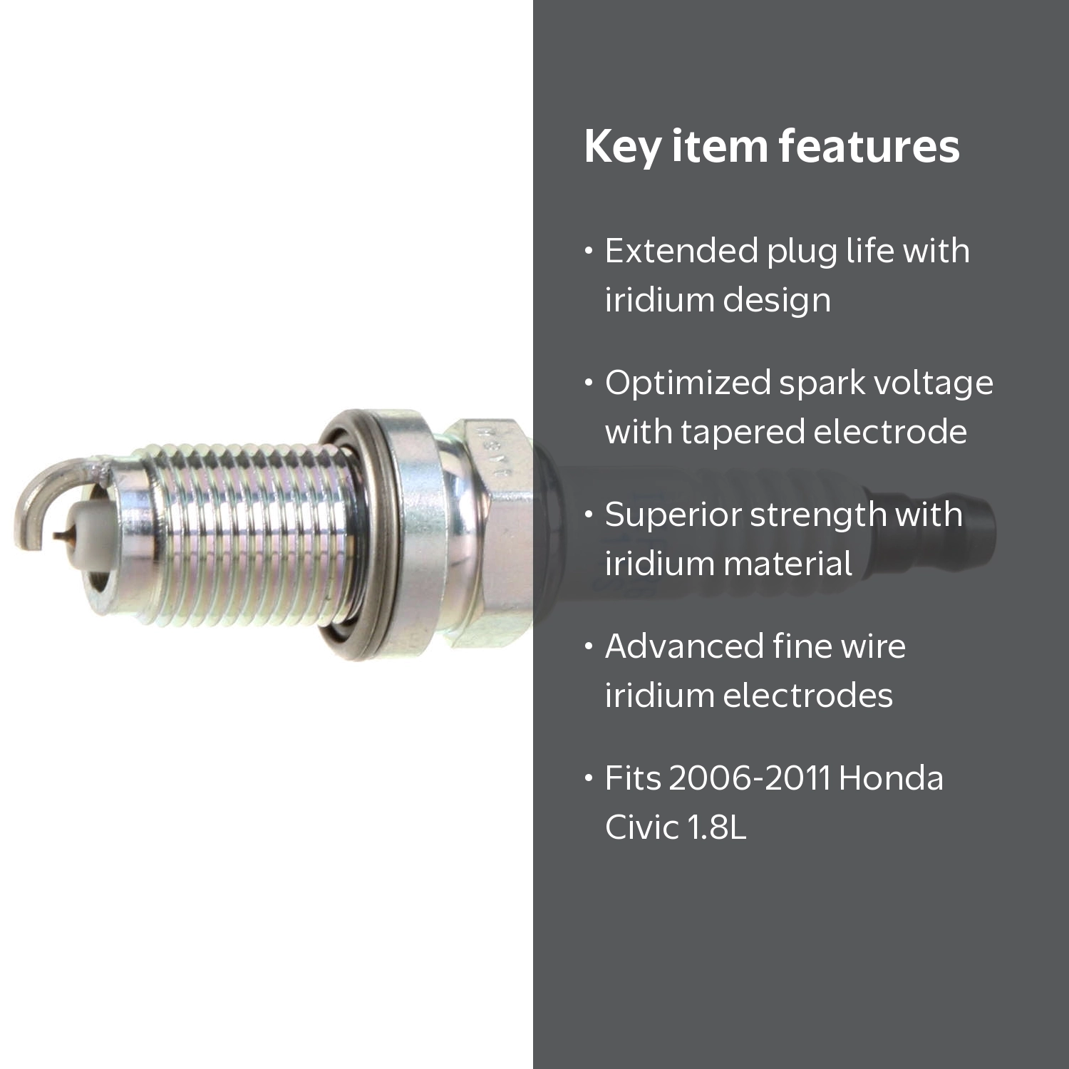 NGK 5266 Laser Iridium Spark Plug. Part# IZFR6K-11S Fits select