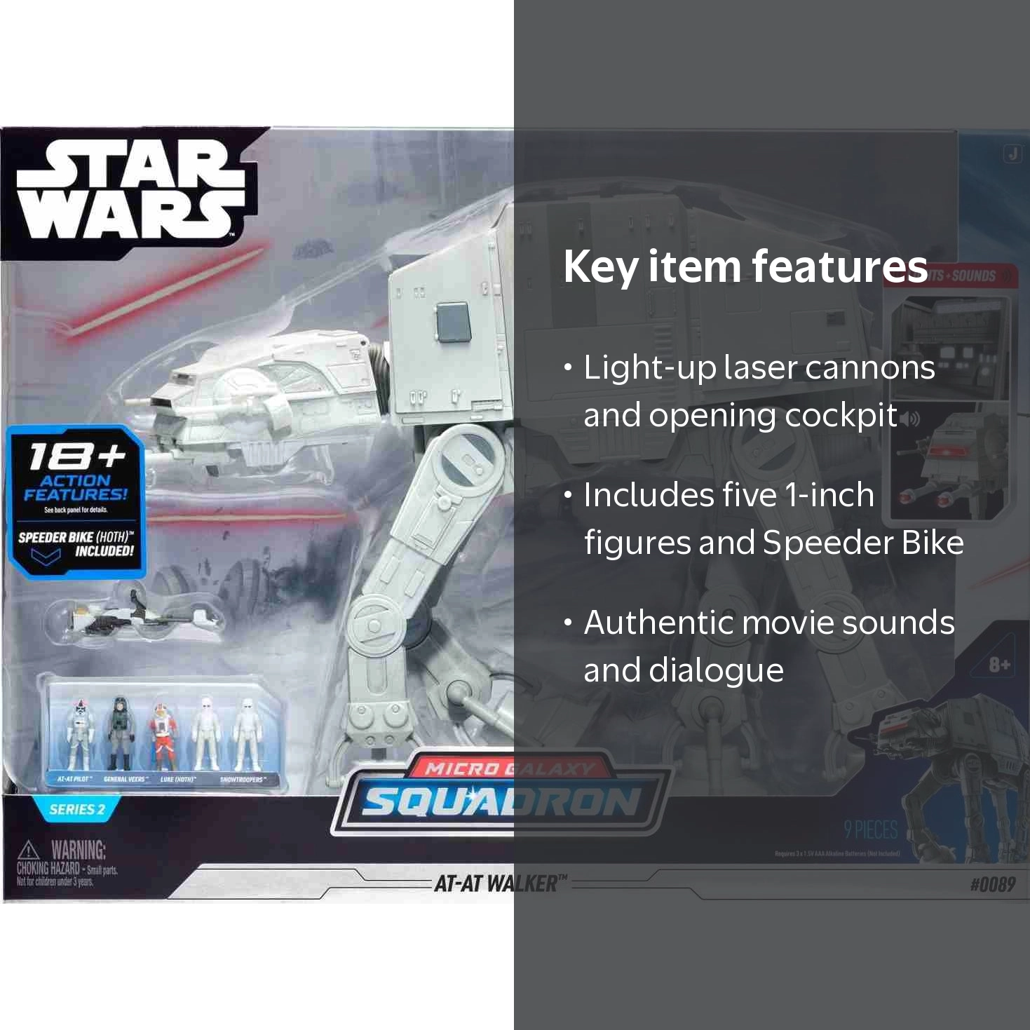 シンクウェイ　AT-AT Star Wars AT-AT Walker 10 inch Assault Vehicle with Micro Figures
