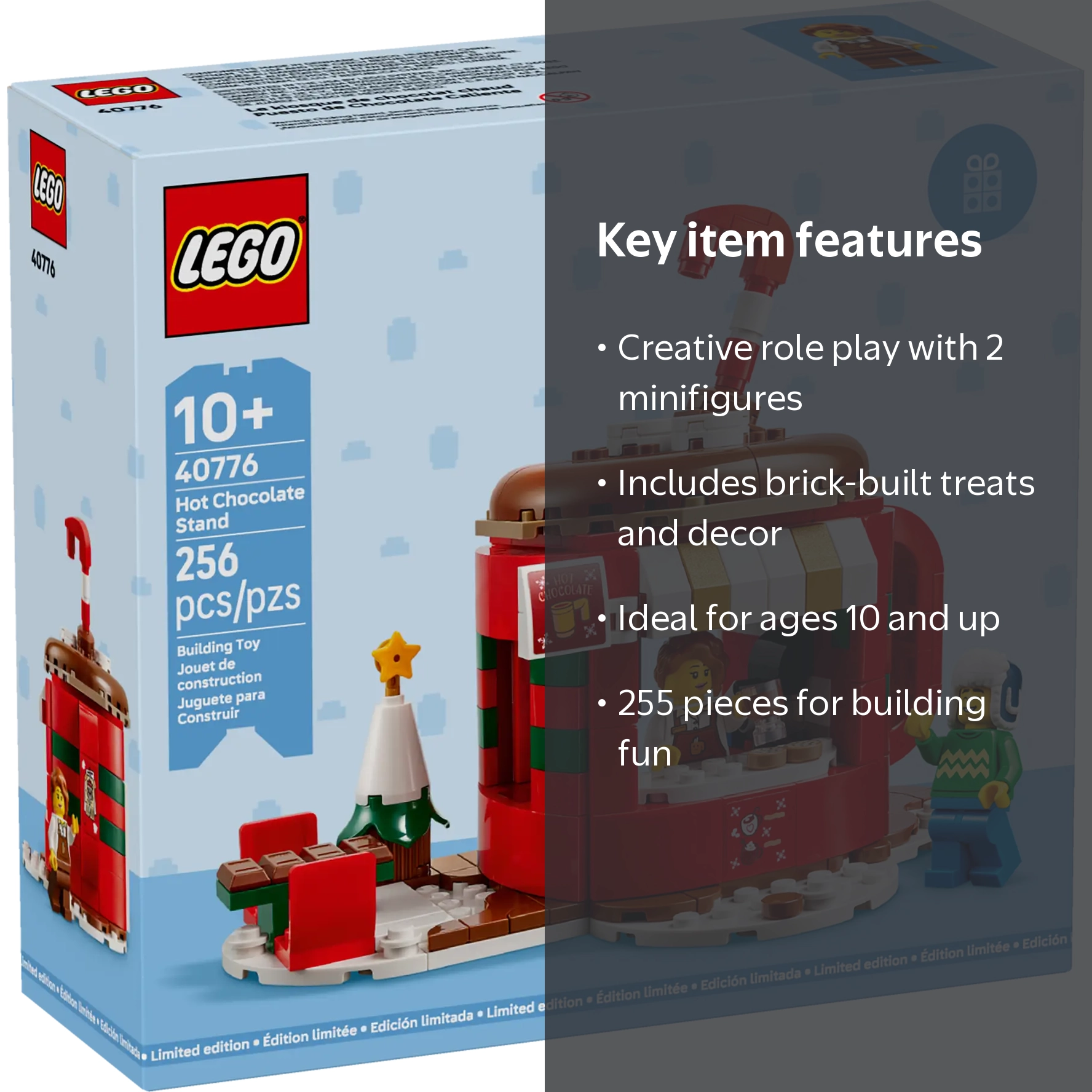 LEGO, Hot Chocolate Stand, 40776, Multicolor Christmas playset