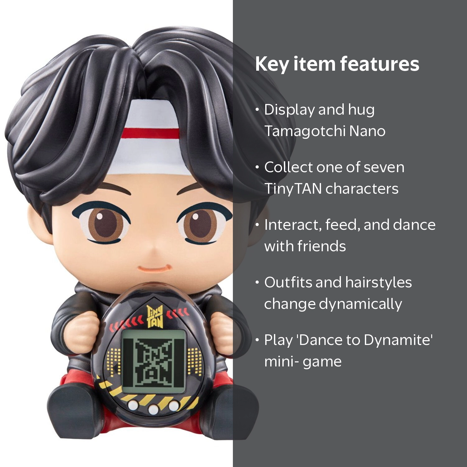 BTS TinyTAN Jin Hugmy Figure with Tamagotchi Nano - Walmart.com