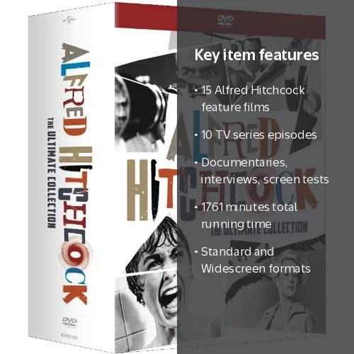 Alfred Hitchcock: The Ultimate Collection - 17 Disc DVD Set with