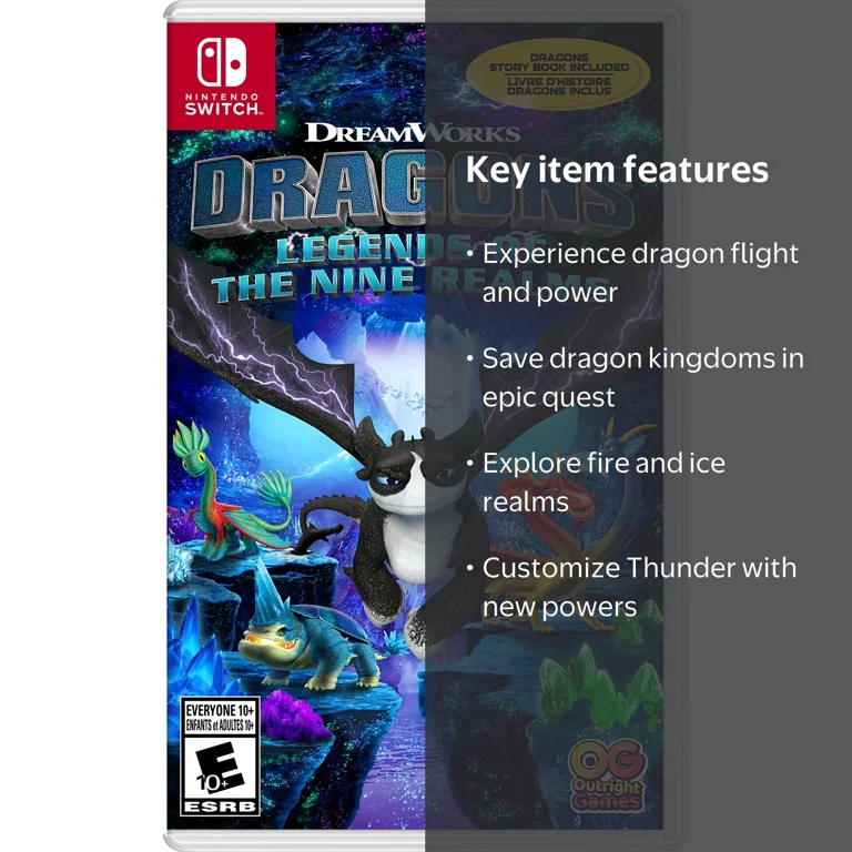 Free Shipping! Outright Games DreamWorks Dragons Legends of the