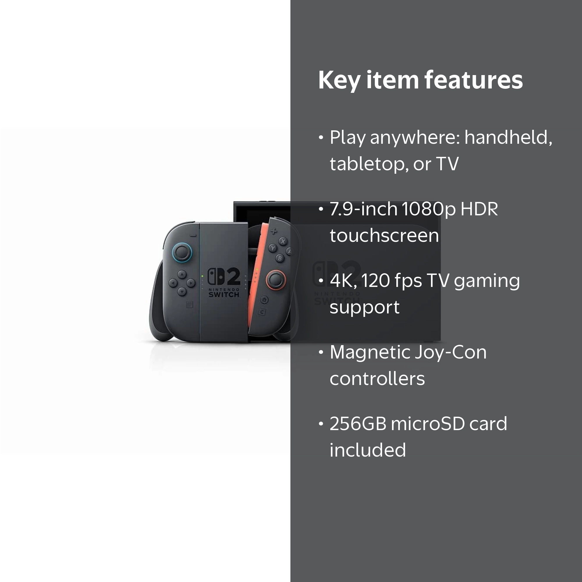 Nintendo Switch 2 Ultimate Gaming Bundle 7.9” HDR Touchscreen