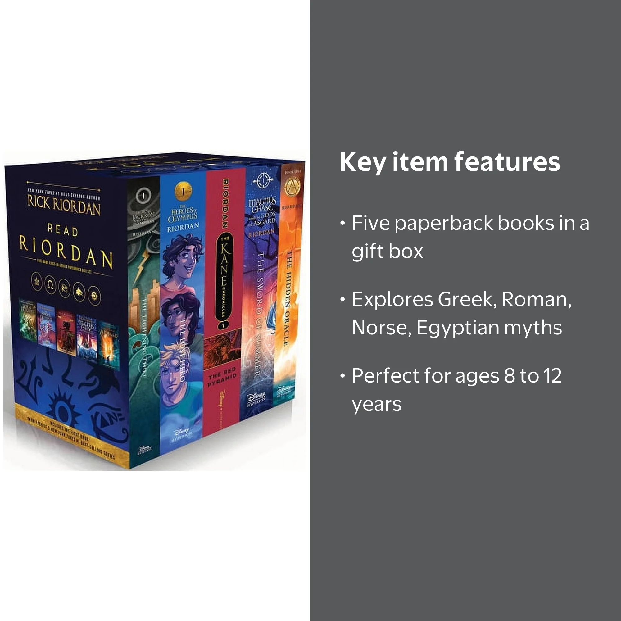 Rick Riordan Percy Jackson & the Olympians Read Riordan Five-Book