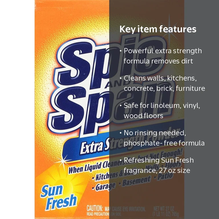 Spic & Span Extra Strength Powder Sun Fresh 27 OZ Floor Cleaner