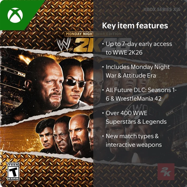 WWE 2K26: Monday Night War Edition - Xbox Series X - Walmart.com