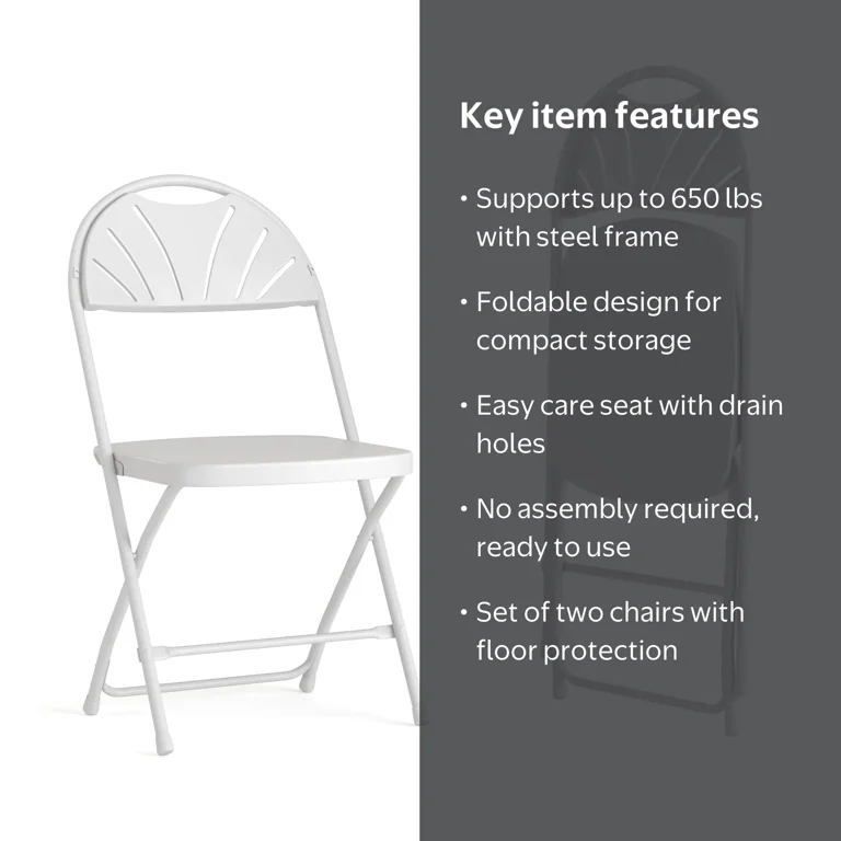 Free Shipping! Flash Furniture 2 Pack HERCULES Series 650 lb