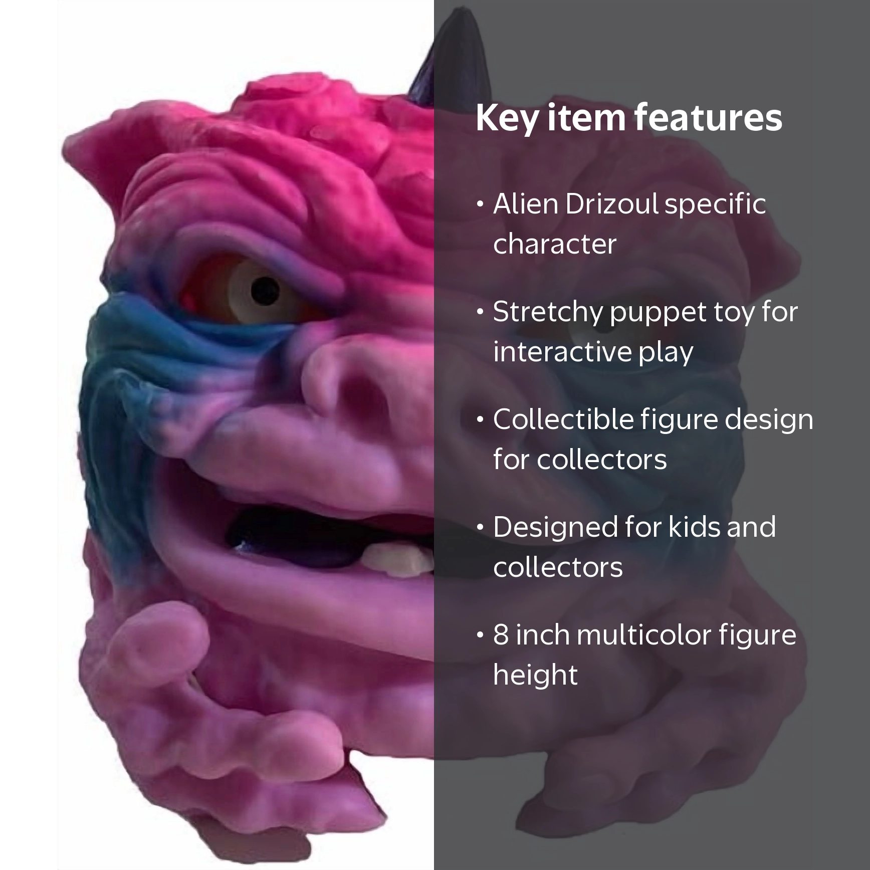 Boglins Stretchy Collectible Figure Puppet Toy Alien Drizoul Kids