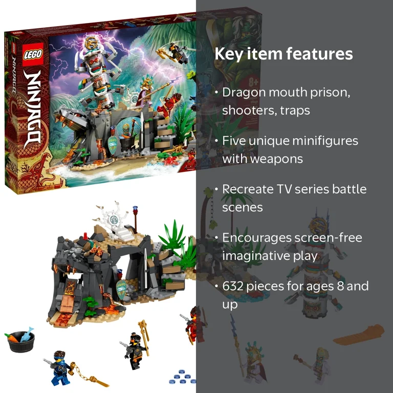 LEGO, NINJAGO The Keepers' Village, 71747, 632 Pieces - Walmart.com