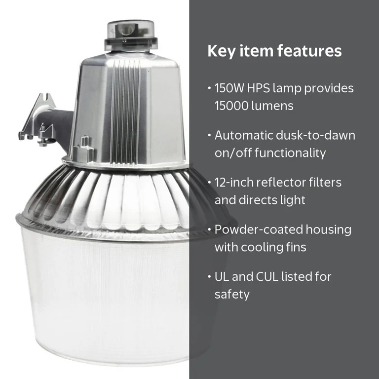 Moonrays 150-Watt High Pressure Sodium Dusk to Dawn Security Light