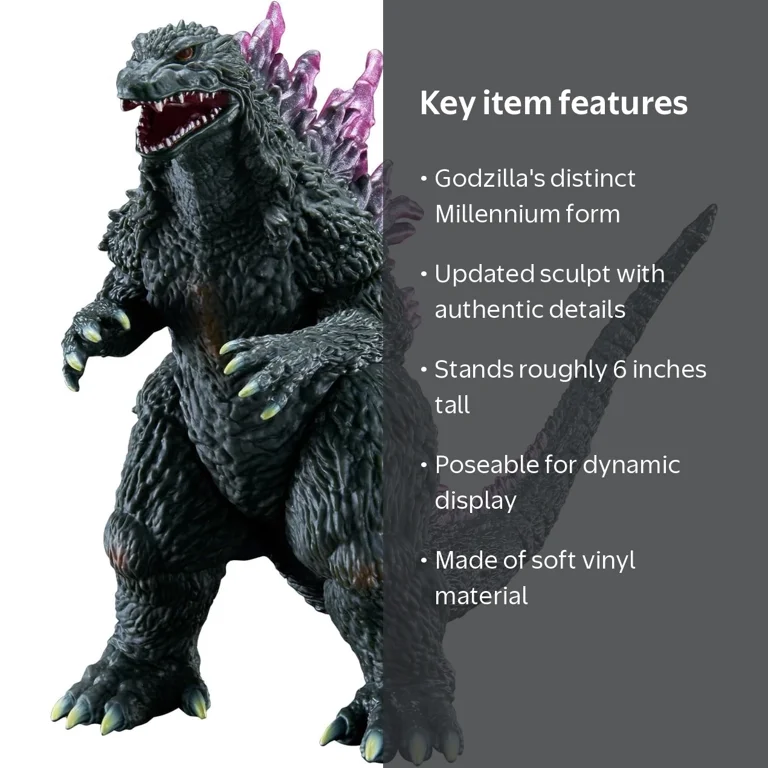 Bandai Namco, Movie Monster, Millennium Godzilla 2.0 - Walmart.com