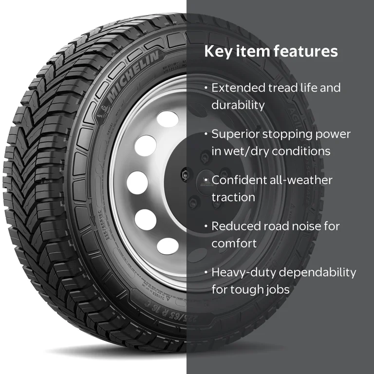 Michelin CrossClimate Tire 225/75R16C 121/120R Heavy-Duty Load