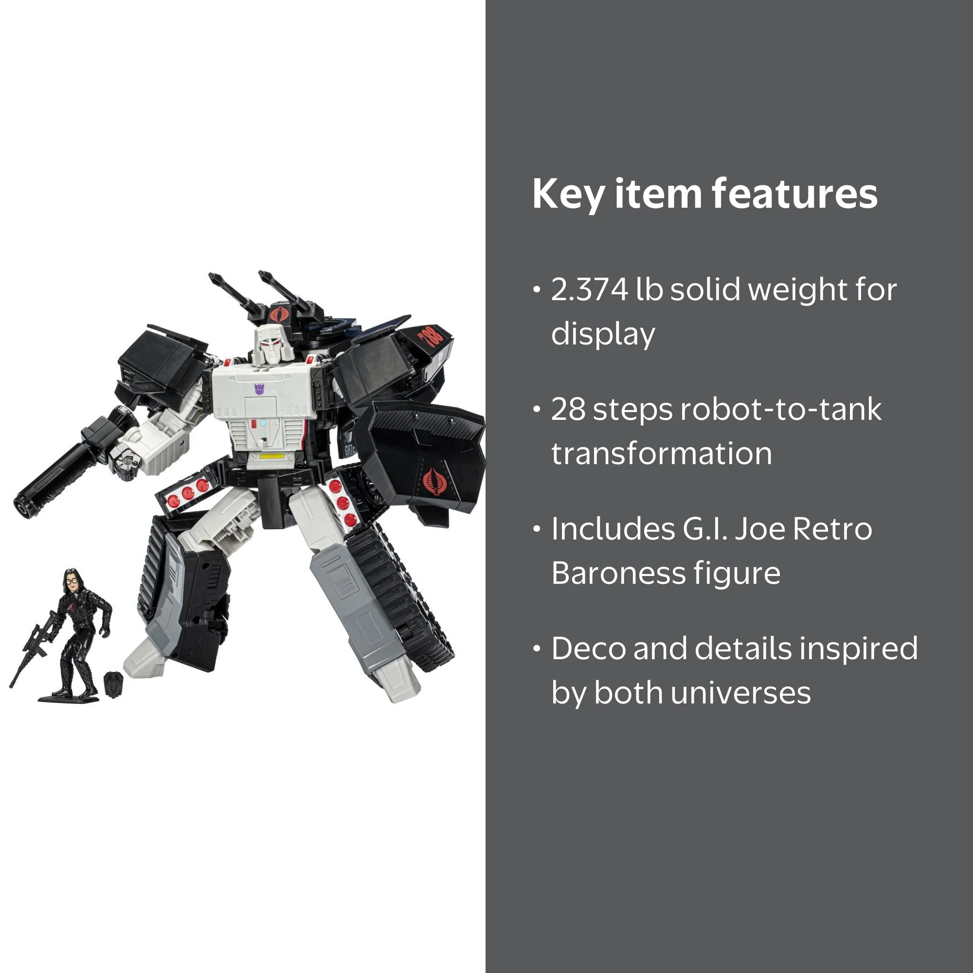 Transformers & G.I. Joe Crossover: Vintage Megatron H.I.S.S. Tank