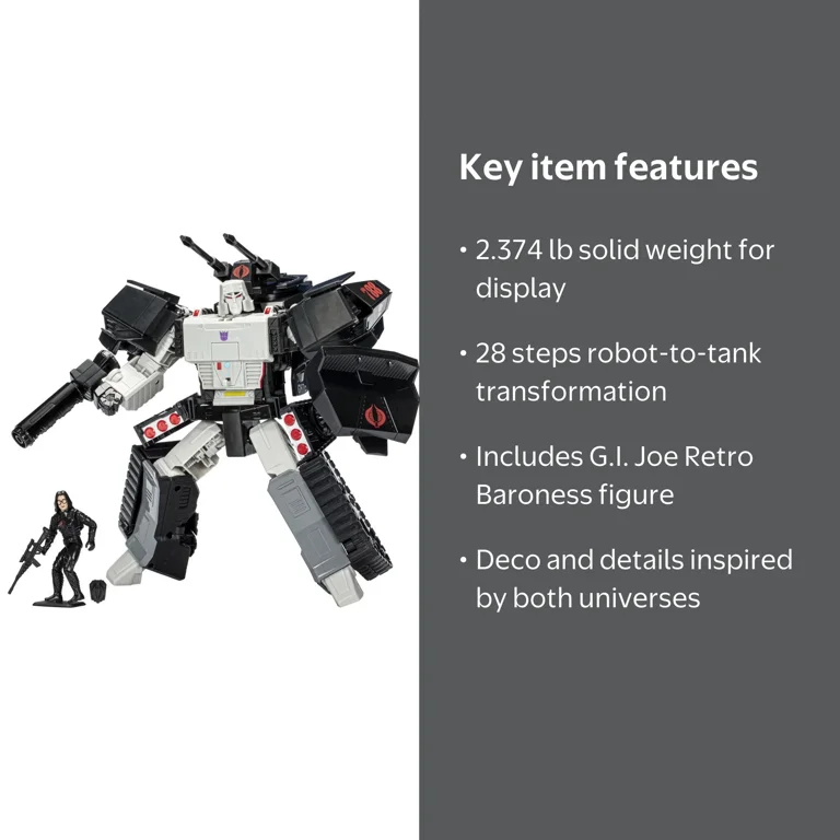 Transformers & G.I. Joe Crossover: Vintage Megatron H.I.S.S. Tank