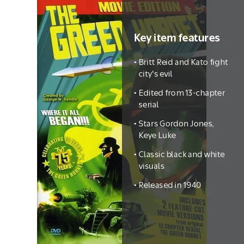 VCI Entertainment, The Green Hornet: Movie Edition, Action Drama
