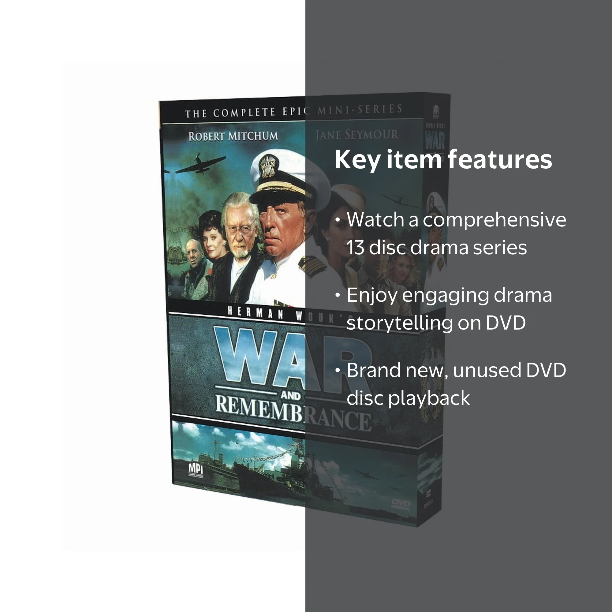 War and Remembrance: The Complete Epic Mini-Series (DVD) - Walmart.com