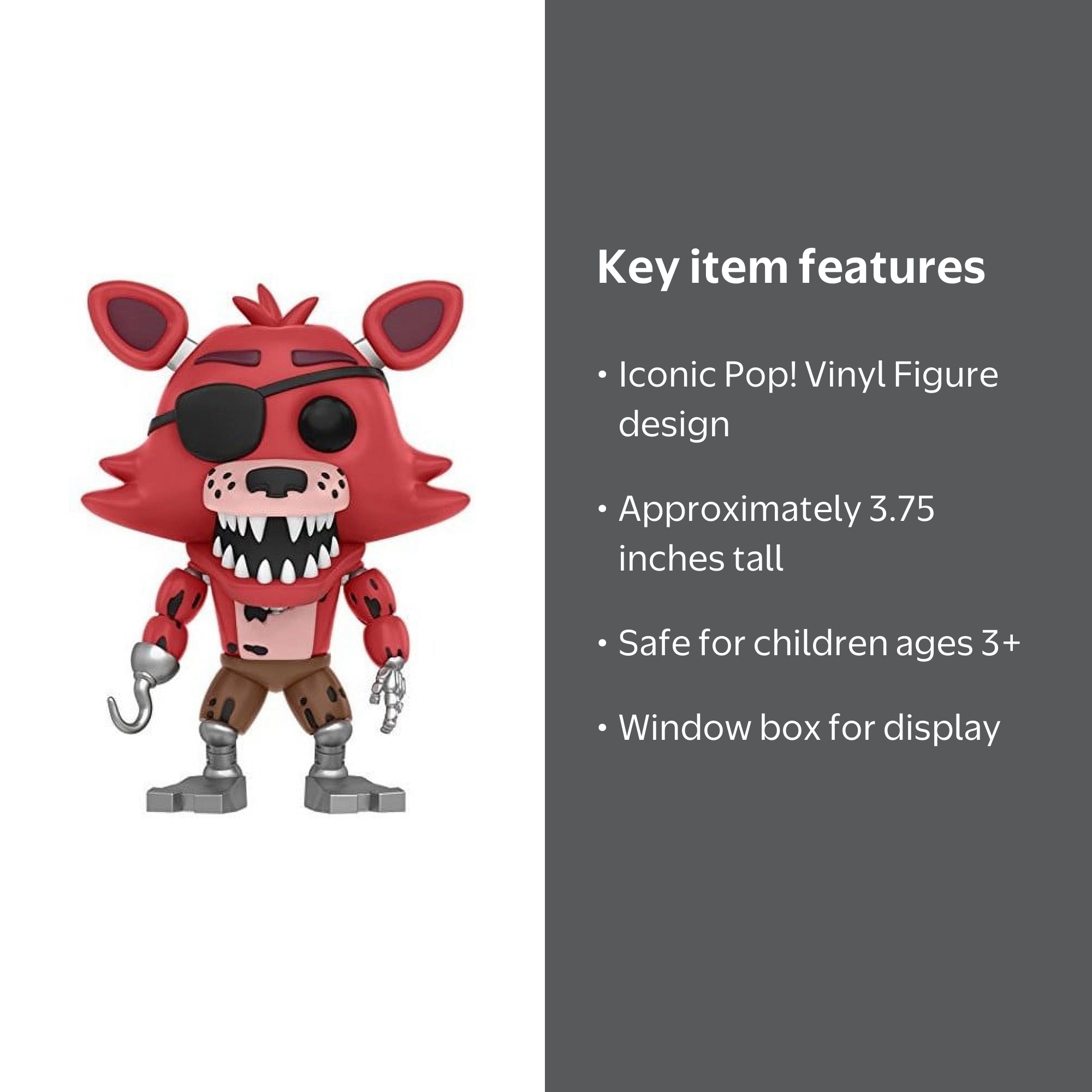 Funko POP! Games Five Nights at Freddy's Foxy The Pirate, 3 3/4