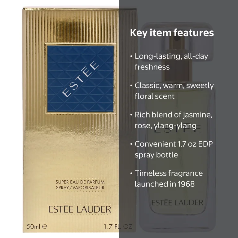 Estee Lauder Estee, 1.7 oz EDP Spray, Floral Fragrance, Jasmine