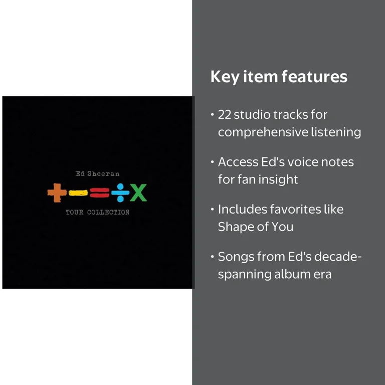 Ed Sheeran, CD, +-=÷× TOUR COLLECTION, Includes 22 Tracks