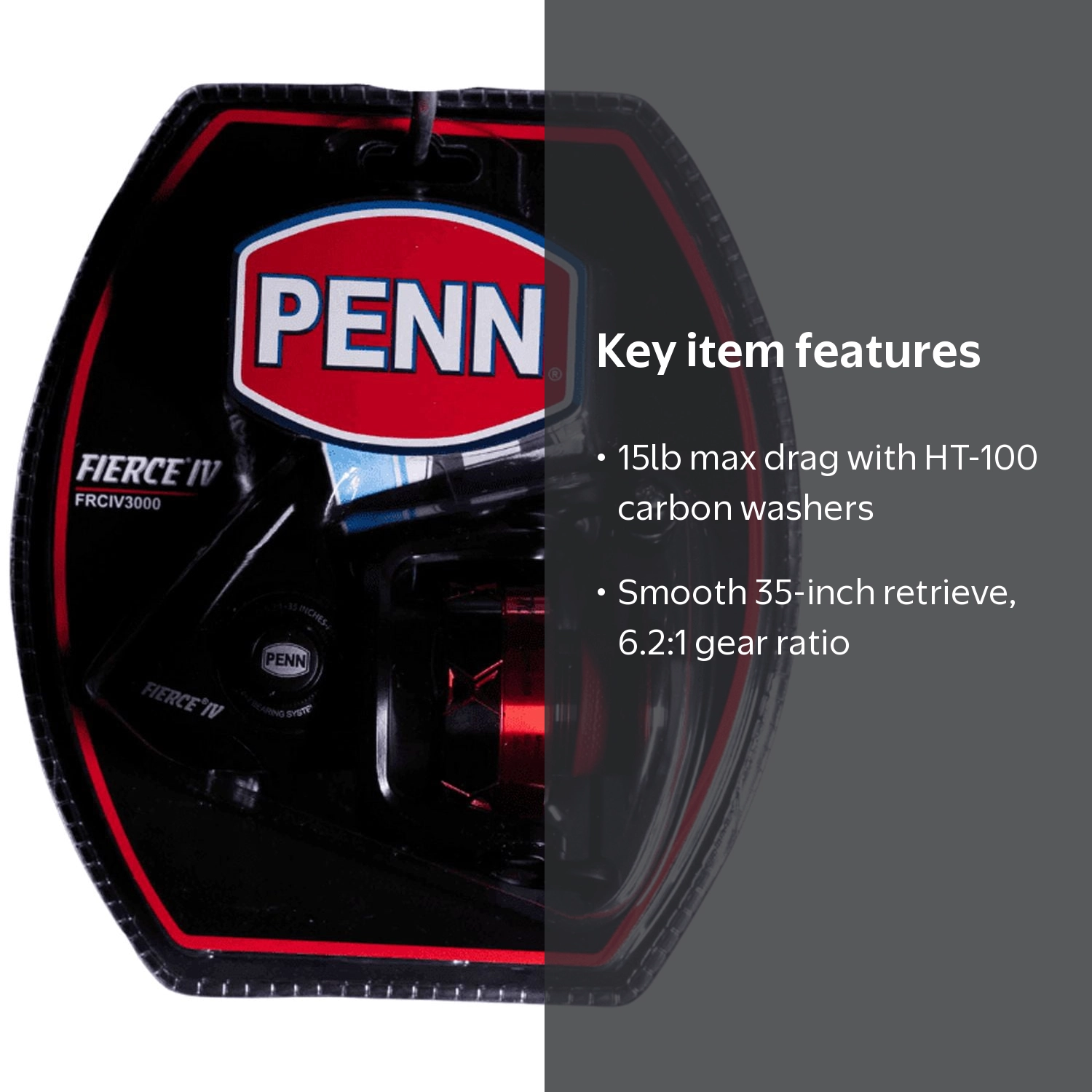 PENN, Saltwater Spinning Reel, 3000 Size, Full Metal Body