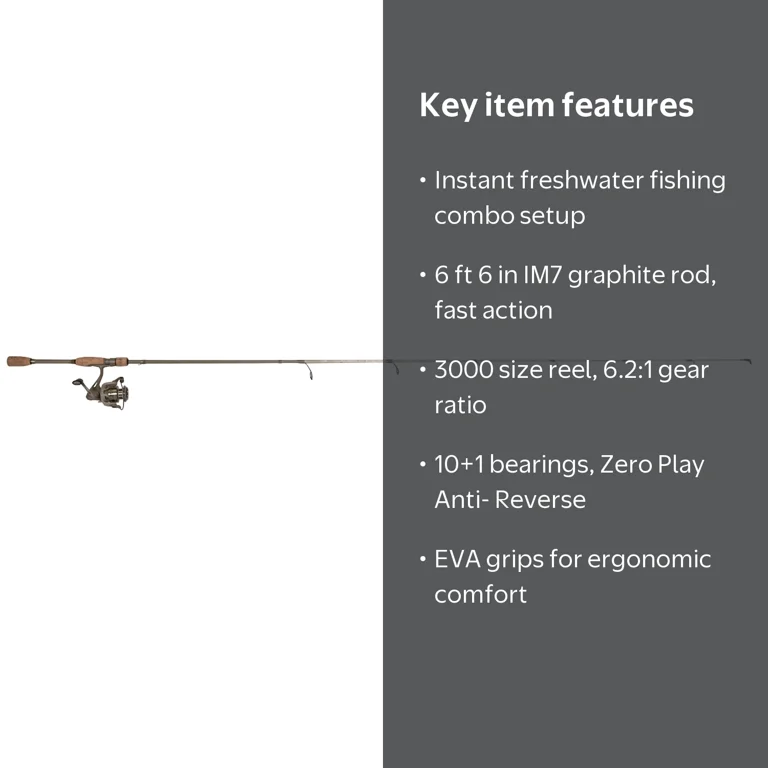Realtree Sandstone 6 ft 6 in Medium Heavy Spinning Fishing Combo