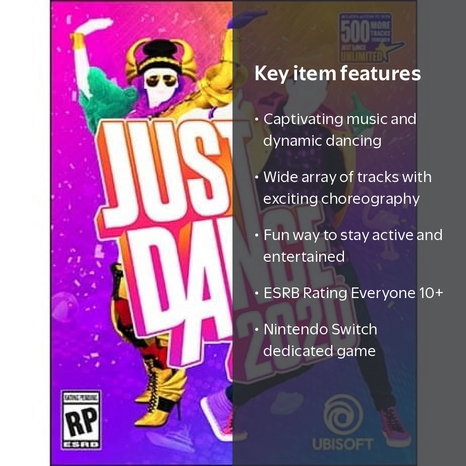 Just Dance 2020 (Nintendo Switch, 2019) Music Game, Physical