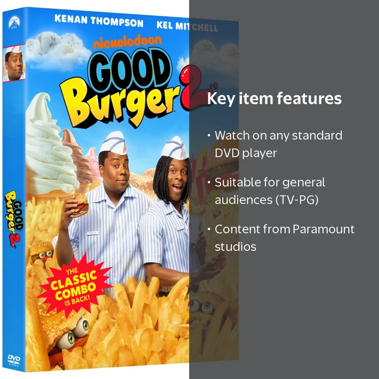 Paramount Home Video, DVD, Good Burger 2, Standard - Walmart.com