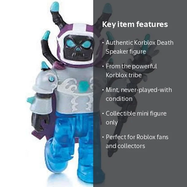 Jazwares Roblox Series 1 Korblox Death speaker Mini Figures
