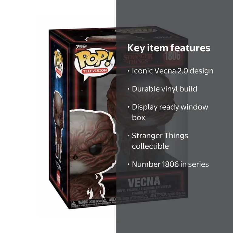 Funko Pop! Vecna 1806 Stranger Things Vinyl Figure - Walmart.com