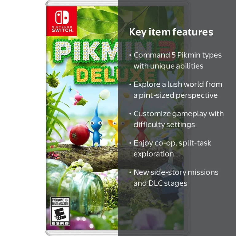 Nintendo, Pikmin 3 Deluxe Edition, Adventure Game, Co-Op and Side