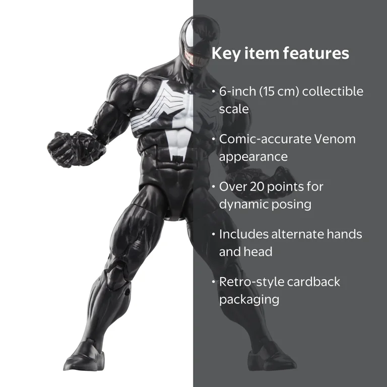 Marvel, Marvel Legends Series Venom, 6‚Äù Action Figure, Comics