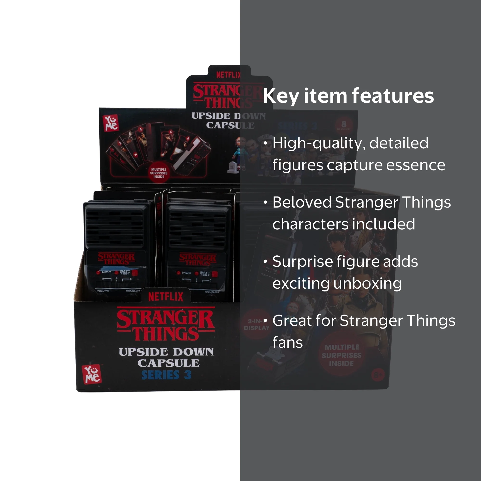 YuMe Toys Stranger Things Upside Down Mystery Blind Box Series 3