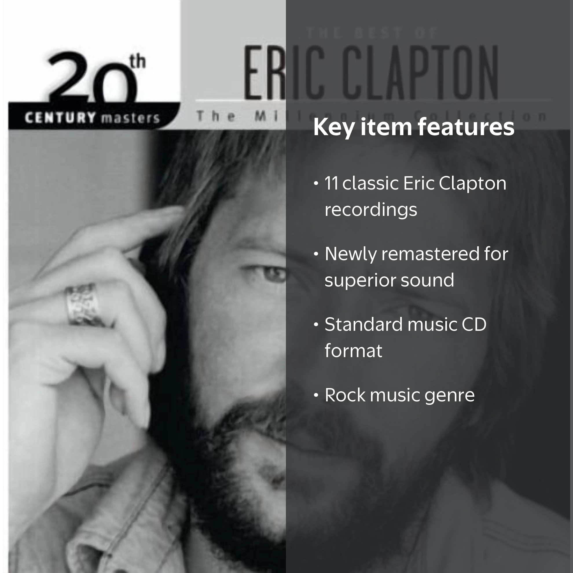 Eric Clapton, 20th Century Masters Millennium Collection CD