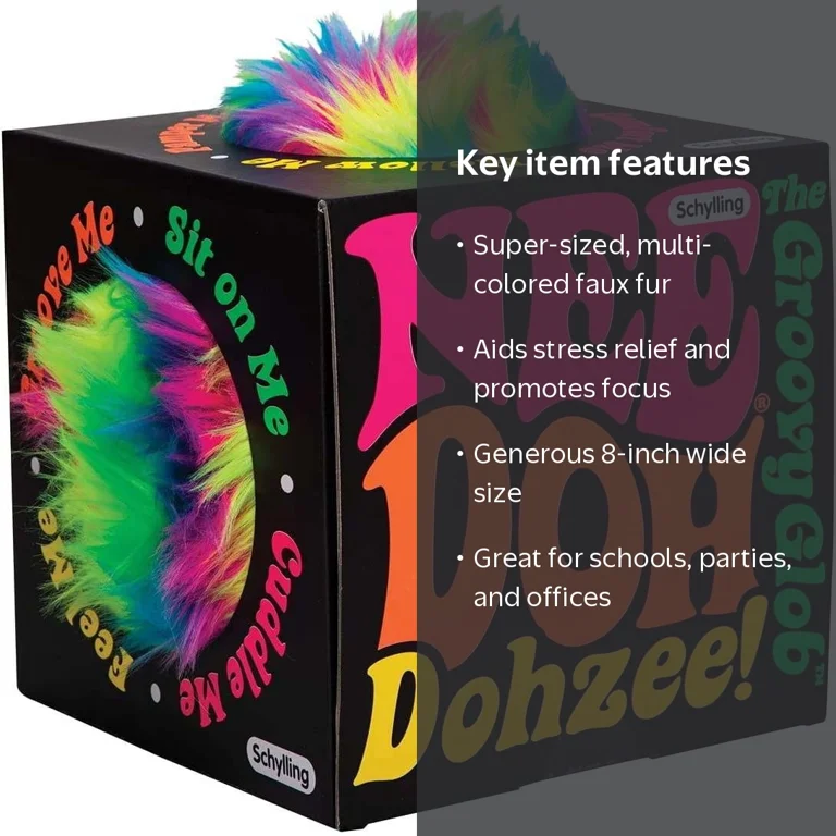 Schylling Furry Dohzee Super-Sized Squeezability TOYS / 2021