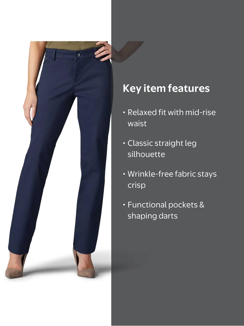 lee women's dress pants Saphina Lace Pant SAU 18 W / 32 Inches (M). Lee Women's Plus Relaxed Fit