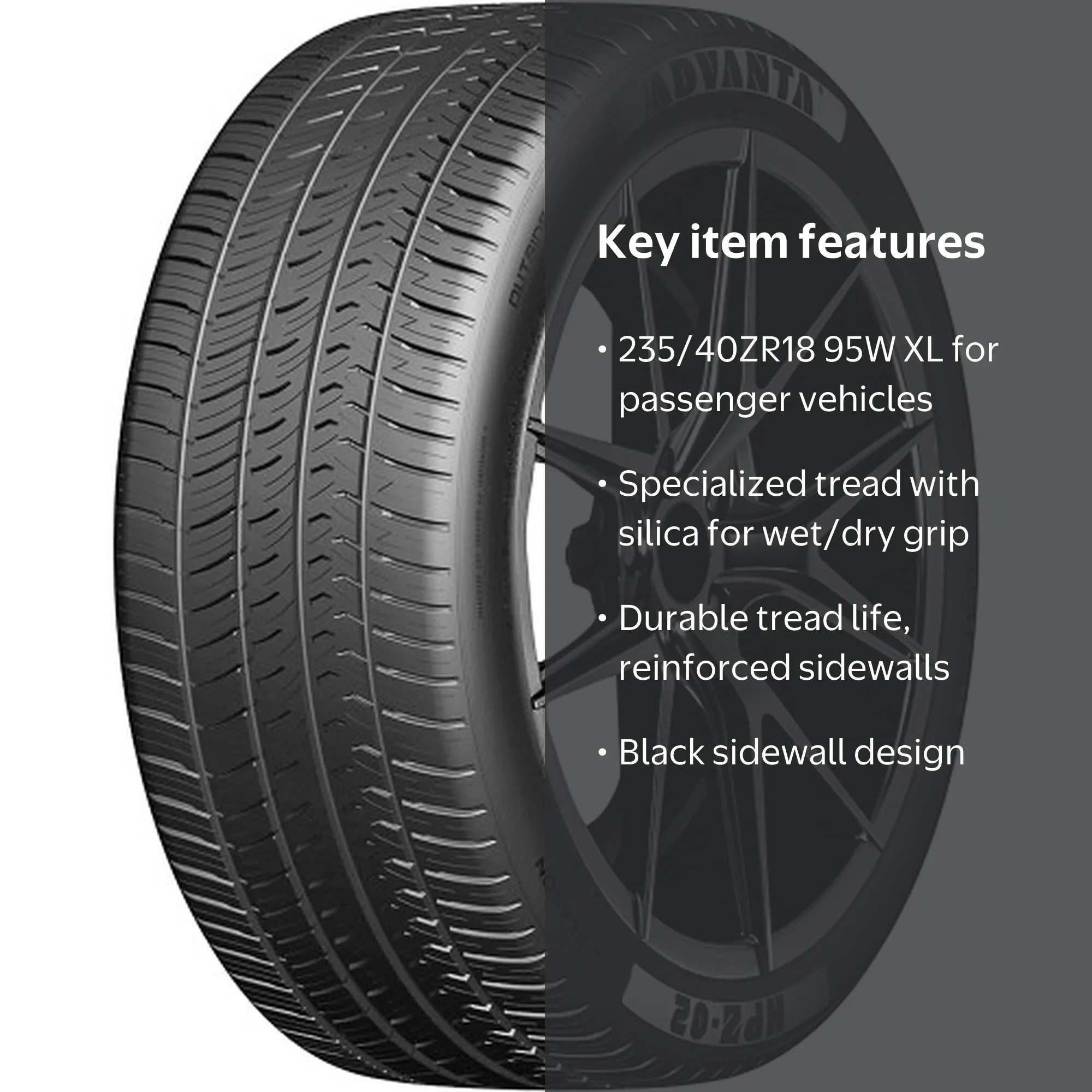 Advanta HPZ-02 Performance 235/40ZR18 95W XL Passenger Tire