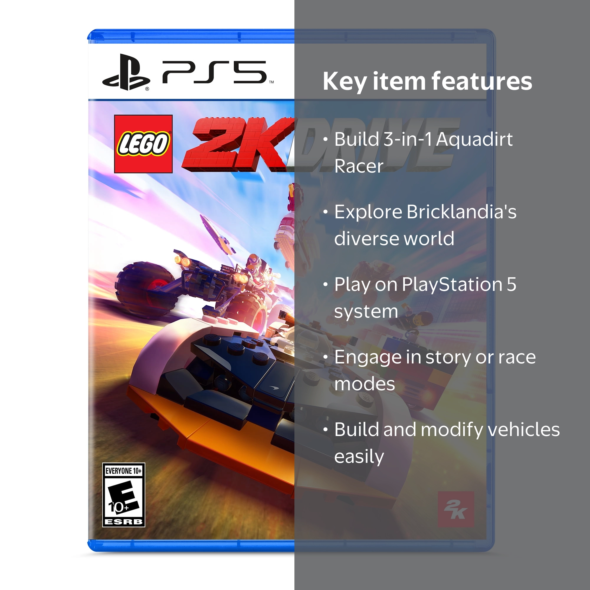 おもちゃ ps5 LEGO 2K Drive - New & Fun PlayStation 5 Video Game for Kids