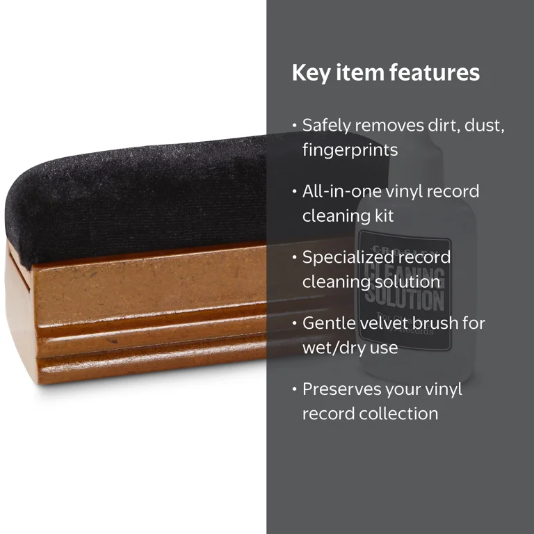 Crosley Vinyl Record Cleaning Kit - Walmart.com