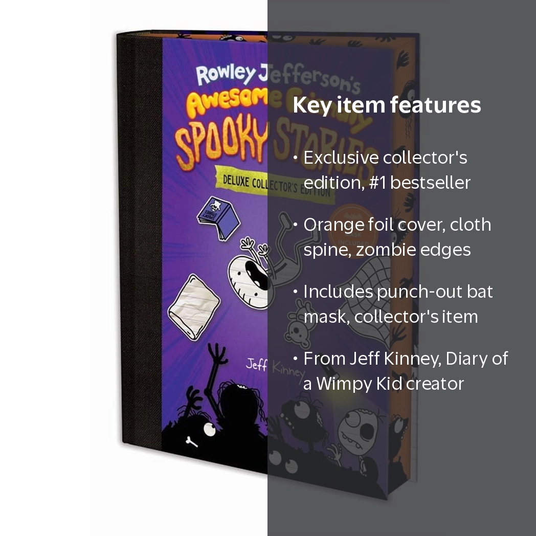 Jeff Kinney, Hardcover Book, RRK150, Spooky Stories Deluxe Edition